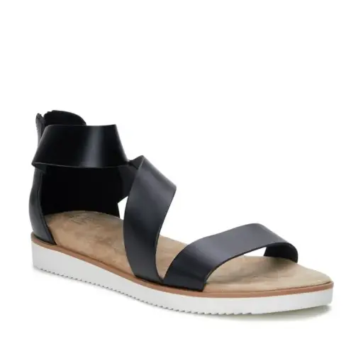[SAN091] Sandalias marca Time and Tru negras Talla 39 W 301024