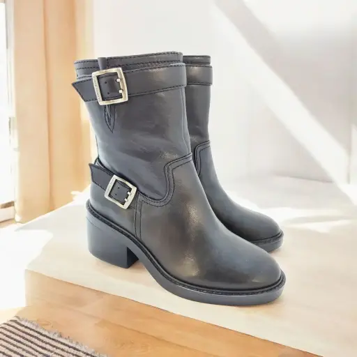 [SAN058] Botines Vince Camuto Color Negro Talla 36