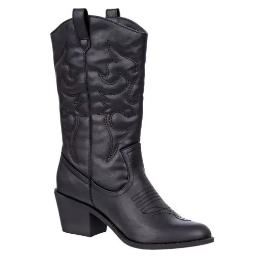 [SAN019] Botas Vepose New York Semipiel Negra Talla 38.5 