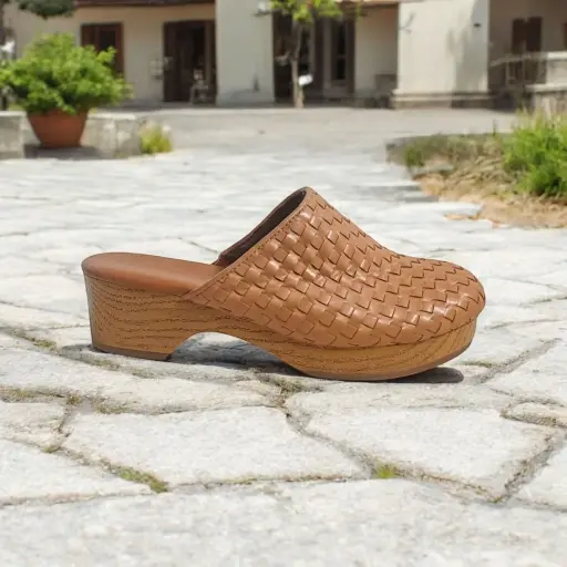 [SAN122] Tacones Universal Treads estilo suecos Semipiel Beige Talla 36