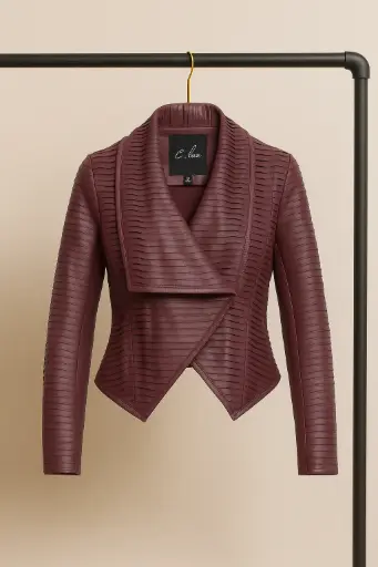 [CH013] Chumpa Color Vino Tinto Marca C. Luce talla Small 