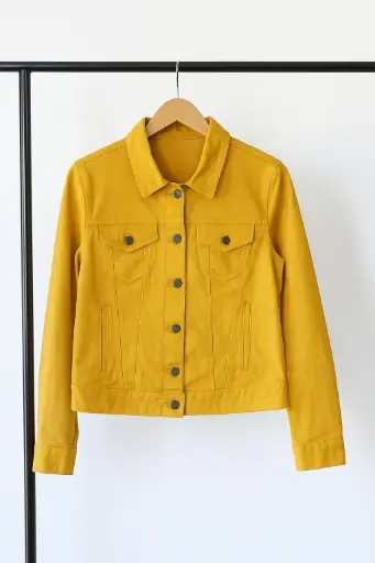 [CH020] Chumpa Color Mostaza Marca Market & Spruce talla Medium 