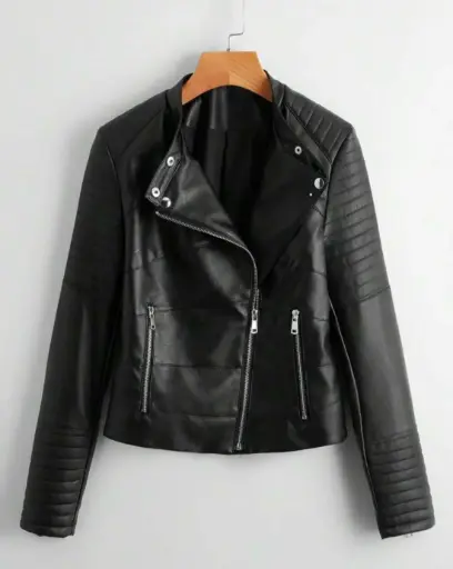 [CH036] Chumpa Color Negra Marca Shein talla Small