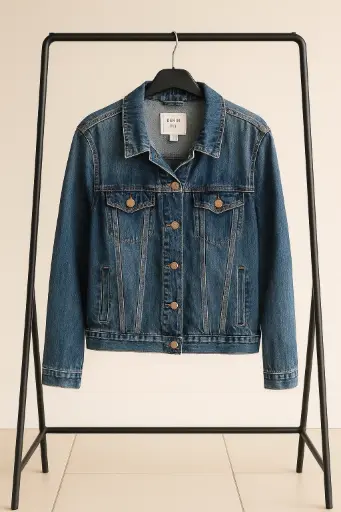 [ROP-019] Chumpa de lona Marca Forever 21 Color Azul Talla M/L