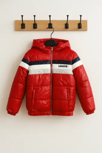 [ROP-028] Chumpa Marca Levis Strauss & Co Color Roja Talla M