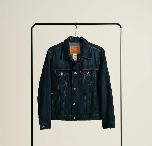 [ROP-032] Chumpa de Lona Marca Levi Strauss & Co. Color Azul Talla  L
