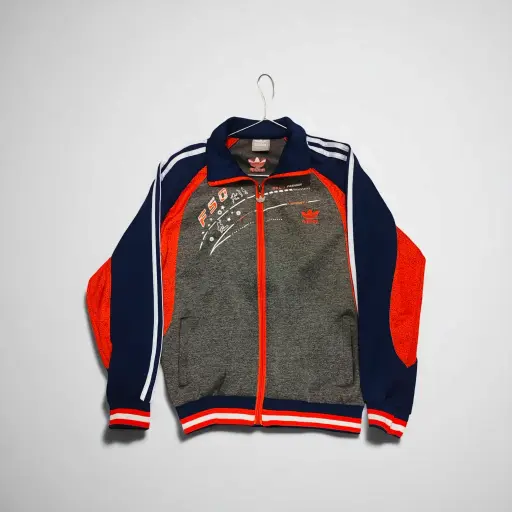 [ROP-047] Sudadera Marca Adidas Color Gris Talla L 