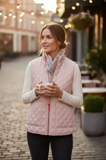 [ROP-051] Chaleco Marca Crewcuts Color Rosa Talla M