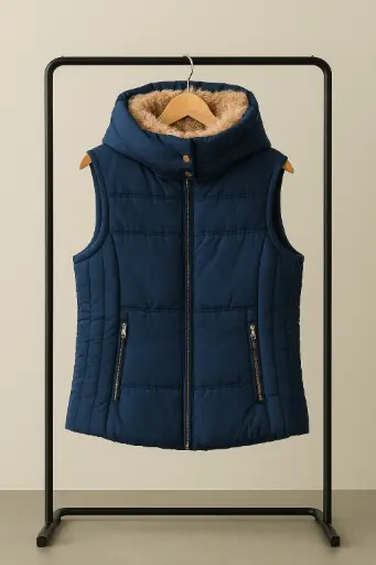 [ROP-053] Chaleco Marca Love Tree  Color Azul Talla M