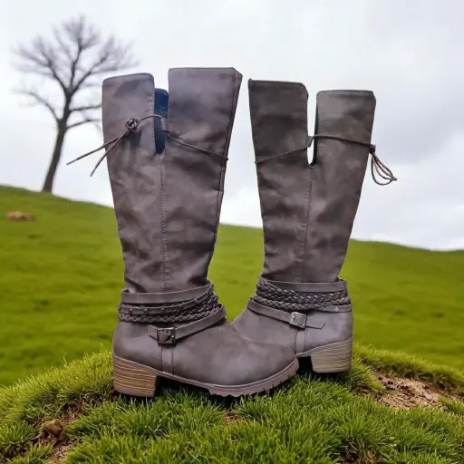[SAN156] Botas marca Fashion color Café Talla 39