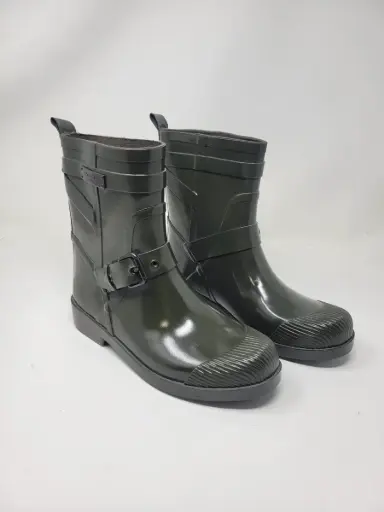 [SAN165] Botines para lluvia Marca Coach New York Color Verde Talla 37