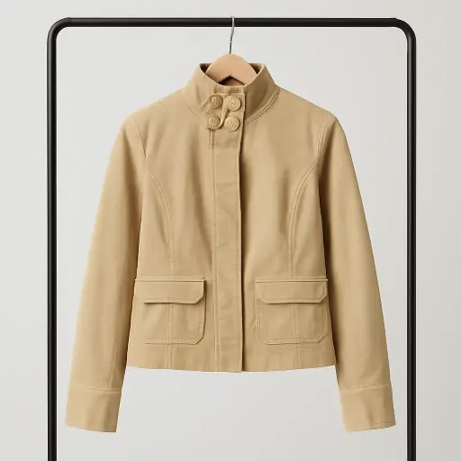 [ROP-058] Chumpa Color Beige Marca Merona talla S