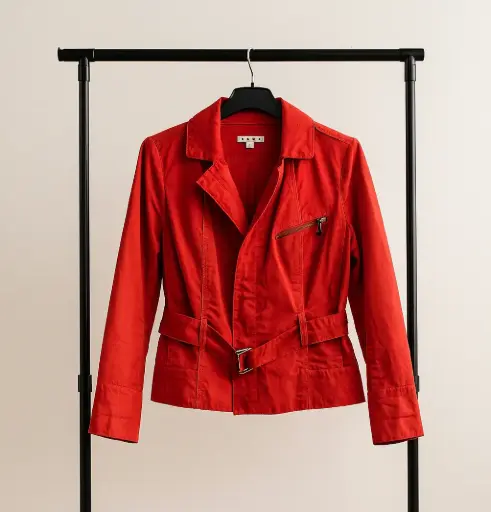 [ROP-074] Chumpa Color Rojo Marca Cabi talla M