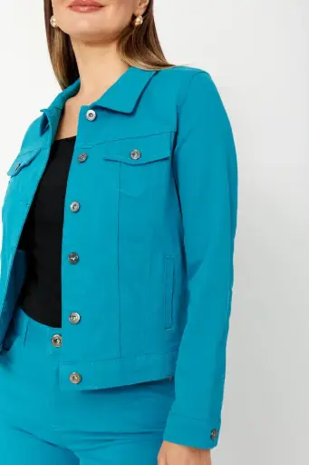 [ROP-081] Chumpa Color Turqueza Marca Old Navy talla M