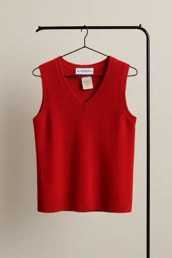 [ROP-099] Chaleco Color Corinto Marca Berlin talla M 