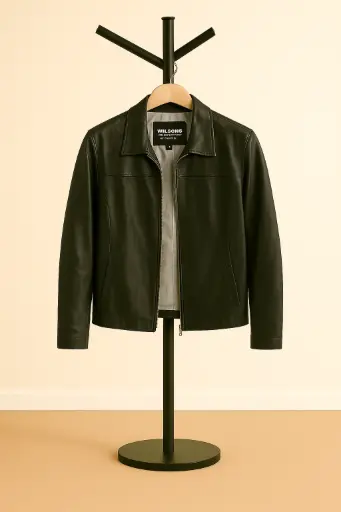 [ROP-121] Chumpa 100% piel Color Negro Marca Wilsons talla XL 