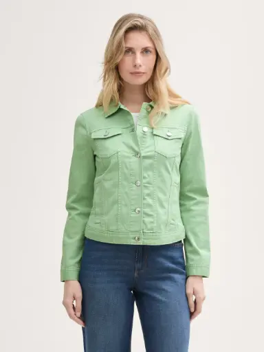 [ROP-151] Chumpa de lona Color Verde Menta Marca Ralph Lauren talla XL 