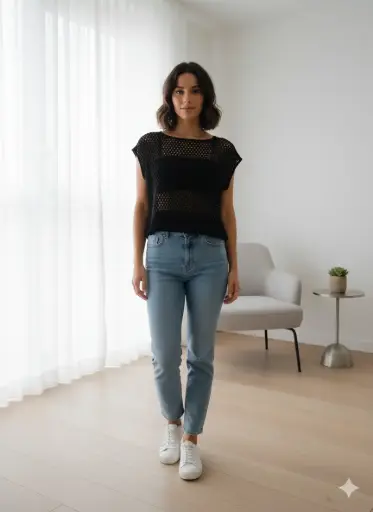 [ROP-106] Blusa Color Negro Marca Banana Republic talla S 