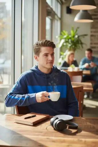 [ROP-110] Sudadera Color Azul Marca Pro Player talla XL 