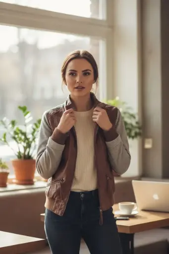 [ROP-184] Chumpa Color Gena Marca Miss Posh talla M 