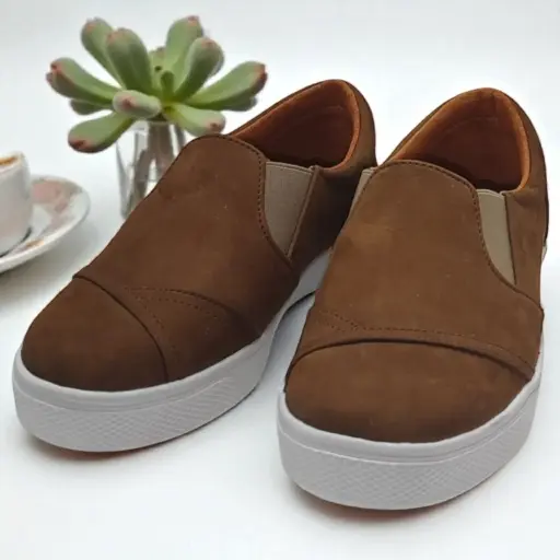 [CHERRY-P-02] Tenis Cherry 100% piel color gena talla 38 (D)