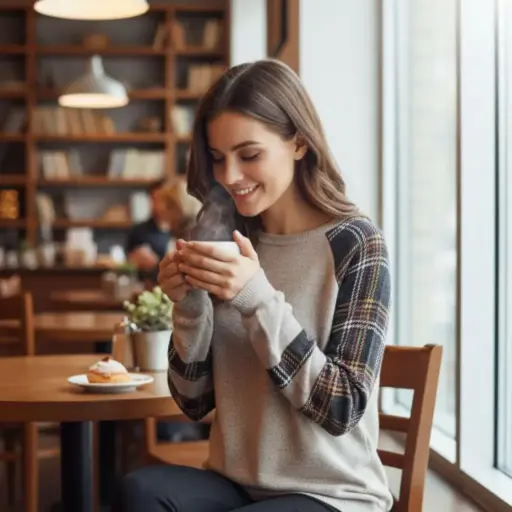 [ROP-221] Sueter Color Beige Marca Maurices Talla M 