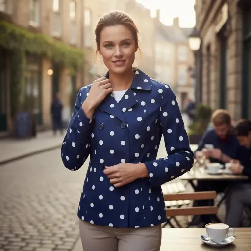 [ROP-252] Saco Color Azul Marca Merona Talla XL	 