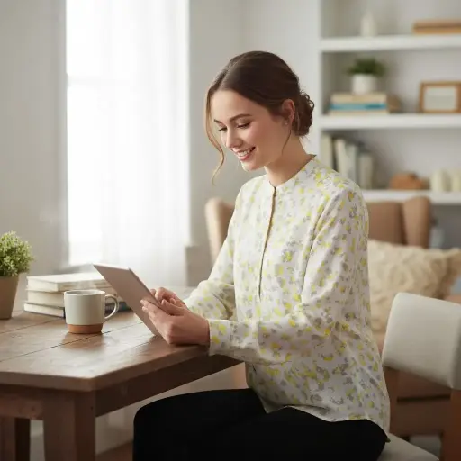 [ROP-266] Blusa Color Gris y amarillo Marca A New Approach Talla S	 