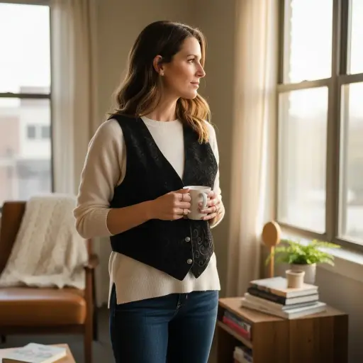 [ROP-273] Chaleco Color Negro Marca Katch me Talla M		 