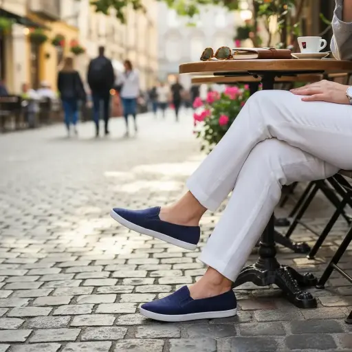 [SAN277] Tenis Marca Nautica Color azul marino Talla 40