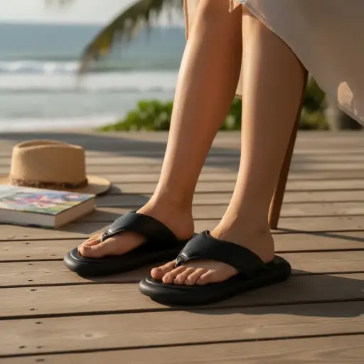 [SAN286] Sandalias marca Sole Mates Color Negro Talla 39