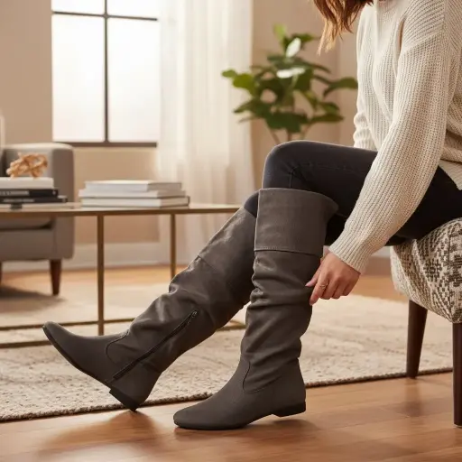 [SAN348] Botas marca So tm Color Gris humo Talla 37