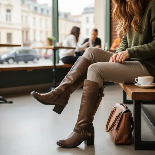 [SAN359] Botas marca Aerosoles Color negro Talla 39.5