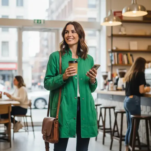 [ROP-277] Chumpa Color Verde Marca Yinaiy Talla M	 