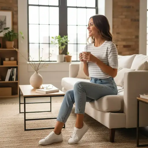 [ROP-296] Conjunto de blusa y suéter Color Gris y Blanco,Marca Altra Moda Talla S			 