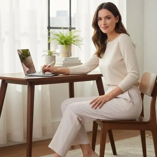 [ROP-327] Pantalón Color Blanco Marca Draper's & Damond's Talla XL		 