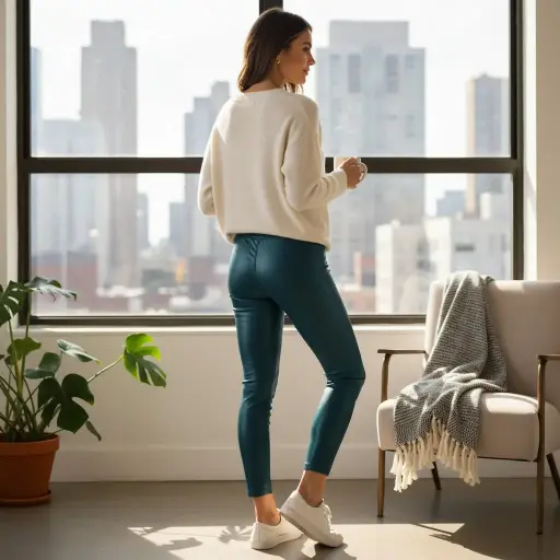 [ROP-329] Pantalón Color Indigo Marca 90° Degree Talla XL		 