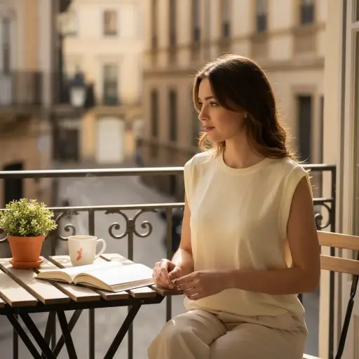 [ROP-358] Blusa Color Amarillo Marca Society  Amuse Talla S		 