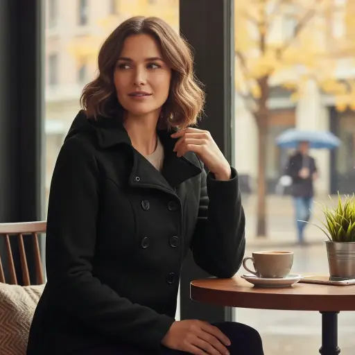 [ROP-410] Chumpa Color Negro  Marca Miss Selfie Talla S	 